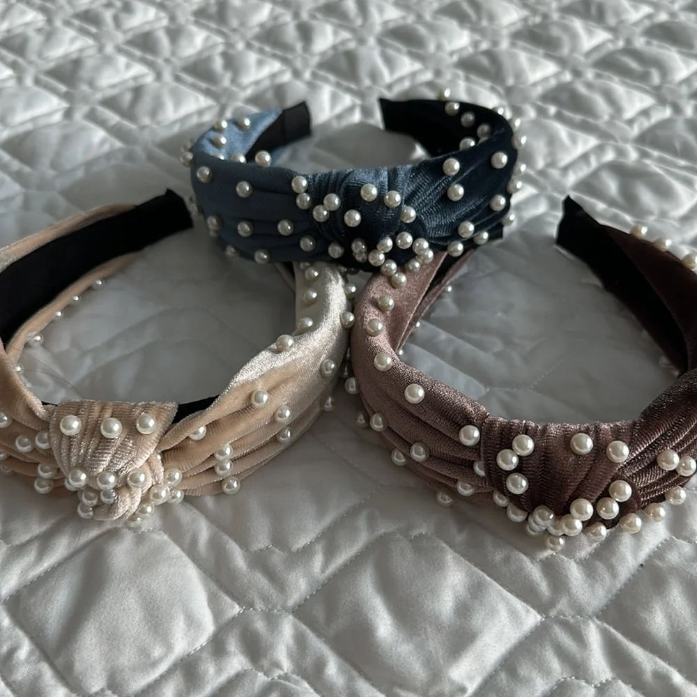 Velvet Headbands - Picture 2 of 5